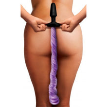 Carregar imagem no visualizador da galeria, Plug anal com cauda de pónei - Lilás - Tailz