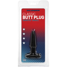 Carregar imagem no visualizador da galeria, Plug anal preto - Classic butt plug small - DocJohnson