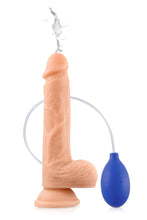Carregar imagem no visualizador da galeria, Dildo Ejaculador - 21.5cm - Bege - Cum Kane - Real Body