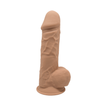 Carregar imagem no visualizador da galeria, Dildo Realístico termo-reativo - 21.5cm - Caramelo - SilexD