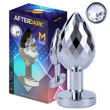Carregar imagem no visualizador da galeria, Plug anal metálico facetado com brilhante - Boltek disco - M - Afterdark