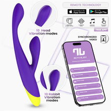 Carregar imagem no visualizador da galeria, Vibrador vaginal com estimulador de clitóris com APP - Lyra - IntoYou