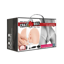Carregar imagem no visualizador da galeria, Masturbador masculino Vagina e Ânus com vibração - Realistic Vagina and Anal - Crazy Bull