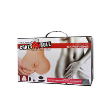 Carregar imagem no visualizador da galeria, Masturbador masculino Vagina e Ânus com vibração - Realistic Vagina and Anal - Crazy Bull