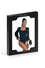 Carregar imagem no visualizador da galeria, Body preto de manga comprida - Paris Hollywood