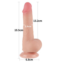 Carregar imagem no visualizador da galeria, Dildo deslizante com dupla camada 7.5” - Bege - 19.5 cm - Sliding Skin - LoveToy