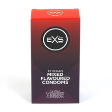 Carregar imagem no visualizador da galeria, 12 Preservativos mix aromas - Mixed flavoured condoms - Vegan - Exs