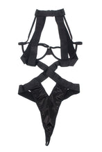 Carregar imagem no visualizador da galeria, Body preto com tiras - Paris Hollywood