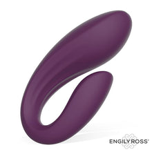 Carregar imagem no visualizador da galeria, Vibrador duplo com comando - para casal - com estimulador vaginal e clitóris - Divel - Engily Ross