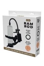 Carregar imagem no visualizador da galeria, Bomba manual para aumentar o pénis com Anel peniano e Masturbador - Pistol Penis Pump - RamRod