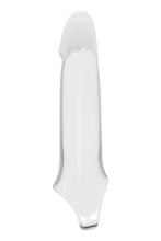 Carregar imagem no visualizador da galeria, Manga para o pénis - 20 cm - Transparente - Penis extender with balls strap - Ramrod