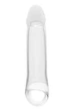 Carregar imagem no visualizador da galeria, Manga para o pénis - 20 cm - Transparente - Penis extender with balls strap - Ramrod