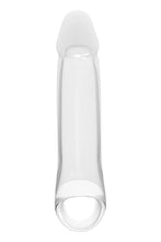 Carregar imagem no visualizador da galeria, Manga para o pénis - 20 cm - Transparente - Penis extender with balls strap - Ramrod