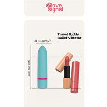 Carregar imagem no visualizador da galeria, Bala vibratória - Travel buddy bullet vibrator - Love signal
