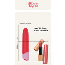 Carregar imagem no visualizador da galeria, Bala vibratória - Love whisper bullet vibrator - Love signal