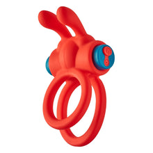Carregar imagem no visualizador da galeria, Anel duplo para pénis e testículos com vibração - Thrill ring - Love signal