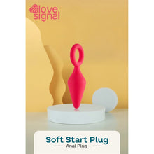 Carregar imagem no visualizador da galeria, Plug anal com argola de segurança - Soft start plug - Love signal
