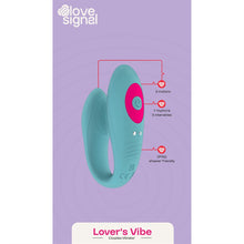 Carregar imagem no visualizador da galeria, Vibrador duplo - para casal - com comando - Lover’s vibe - Love Signal