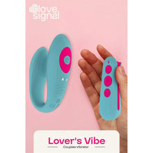 Carregar imagem no visualizador da galeria, Vibrador duplo - para casal - com comando - Lover’s vibe - Love Signal
