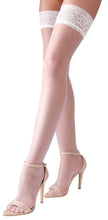 Carregar imagem no visualizador da galeria, Meia de liga - Halterlose Strümpfe - Branca - Cottelli Collection