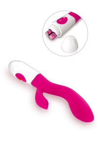 Vibrador Vaginal e Ponto G com Estimulador de Clitóris - Rosa - NAYA - Yoba