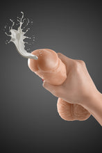 Carregar imagem no visualizador da galeria, Dildo Ejaculador - 21.5cm - Bege - Cum Kane - Real Body