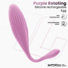Carregar imagem no visualizador da galeria, Ovo vaginal vibratório com movimento de rotação e APP - Rotating remote egg - IntoYou