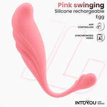 Carregar imagem no visualizador da galeria, Ovo vaginal vibratório com movimento de onda e APP - Waving remote egg - IntoYou