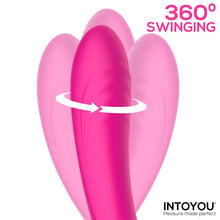 Carregar imagem no visualizador da galeria, Vibrador duplo - para casal - com movimento de rotação 360º e Comando - Lanty- IntoYou
