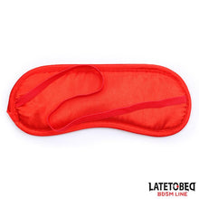 Carregar imagem no visualizador da galeria, Kit BDSM com 3 peças em vermelho - Feather bondage 3pcs set - Late to bed