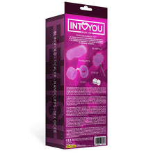 Carregar imagem no visualizador da galeria, Kit BDSM com 4 peças - Starters Bondage Set - Roxo - Intoyou
