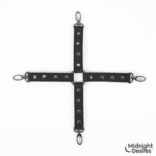 Carregar imagem no visualizador da galeria, Restrição pulsos e coxas - Cuffs & thigh hogtie set - Midnight Desires