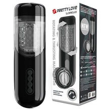 Carregar imagem no visualizador da galeria, Masturbador masculino com movimento de rotação e sobe e desce - Preto - Lorelei - Pretty Love