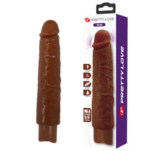 Carregar imagem no visualizador da galeria, Vibrador realístico castanho - 25.2 cm - Soren - Pretty Love