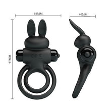 Carregar imagem no visualizador da galeria, Anel vibratório duplo para pénis e testículos - Vibrant penis ring III - Pretty Love