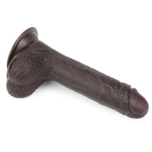 Carregar imagem no visualizador da galeria, Dildo deslizante com dupla camada 7” - Castanho - 18 cm - Sliding Skin - LoveToy