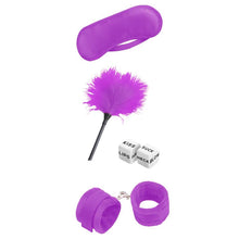 Carregar imagem no visualizador da galeria, Kit BDSM com 4 peças - Starters Bondage Set - Roxo - Intoyou