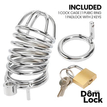 Carregar imagem no visualizador da galeria, Jaula de castidade para pénis - M - Warden - Dom Lock