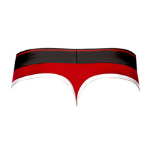 Carregar imagem no visualizador da galeria, Tanga preta e vermelha - Retro sport - Male Power
