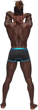 Carregar imagem no visualizador da galeria, Boxer preto e azul - Uplift mini short - Male Power