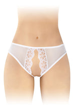 Carregar imagem no visualizador da galeria, Cueca em renda branca - Ambre - Fashion Secret