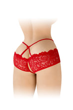 Carregar imagem no visualizador da galeria, Cueca em renda vermelha - Célia - Fashion Secret