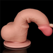 Carregar imagem no visualizador da galeria, Dildo deslizante com dupla camada 7.5” - Bege - 19.5 cm - Sliding Skin - LoveToy