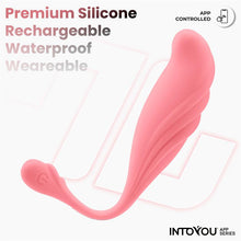 Carregar imagem no visualizador da galeria, Ovo vaginal vibratório com movimento de onda e APP - Waving remote egg - IntoYou