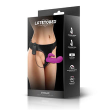 Carregar imagem no visualizador da galeria, Strap-on com vibrador vaginal e estimulador do clitóris - Hymax - Latetobed
