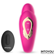 Carregar imagem no visualizador da galeria, Vibrador duplo - para casal - com movimento de rotação 360º e Comando - Lanty- IntoYou