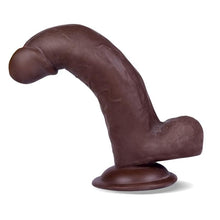 Carregar imagem no visualizador da galeria, Dildo deslizante com dupla camada 8” - Castanho - 20.3cm - Slidy Black - Intoyou