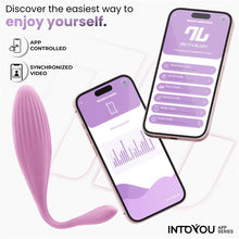 Carregar imagem no visualizador da galeria, Ovo vaginal vibratório com movimento de rotação e APP - Rotating remote egg - IntoYou