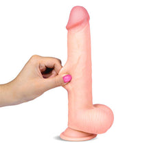 Carregar imagem no visualizador da galeria, Dildo deslizante com dupla camada 9” - Bege - 22.5cm - Slidy Flesh - Like True