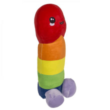 Carregar imagem no visualizador da galeria, Pénis peluche - Arco-íris